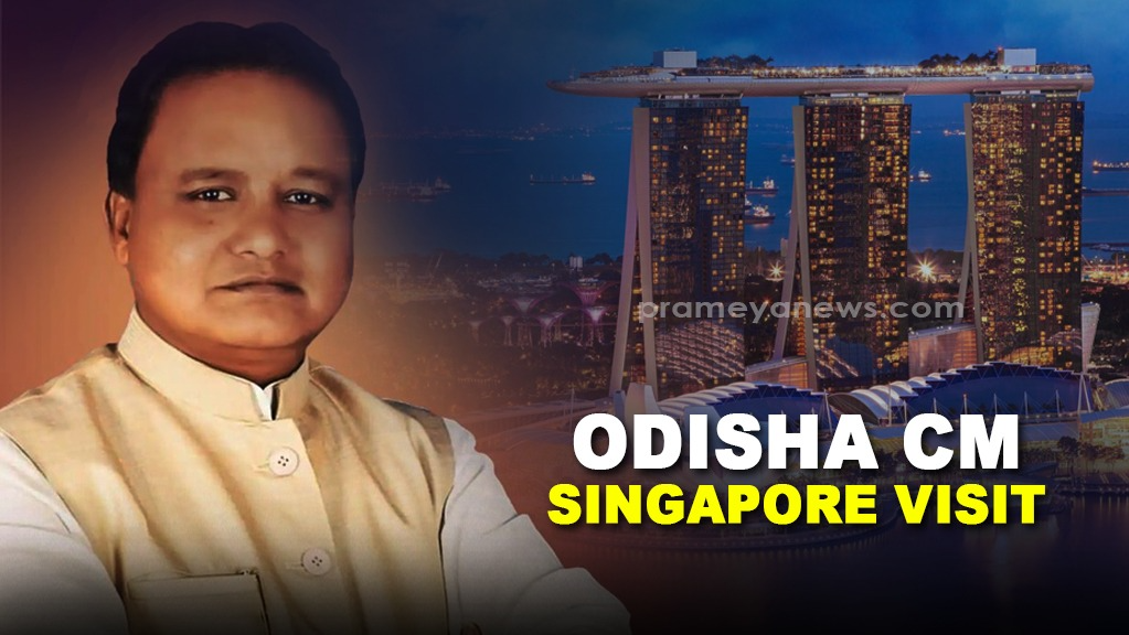 Odisha Chief Minister Mohan Charan Majhi today left for Singapore on a six-day official visit