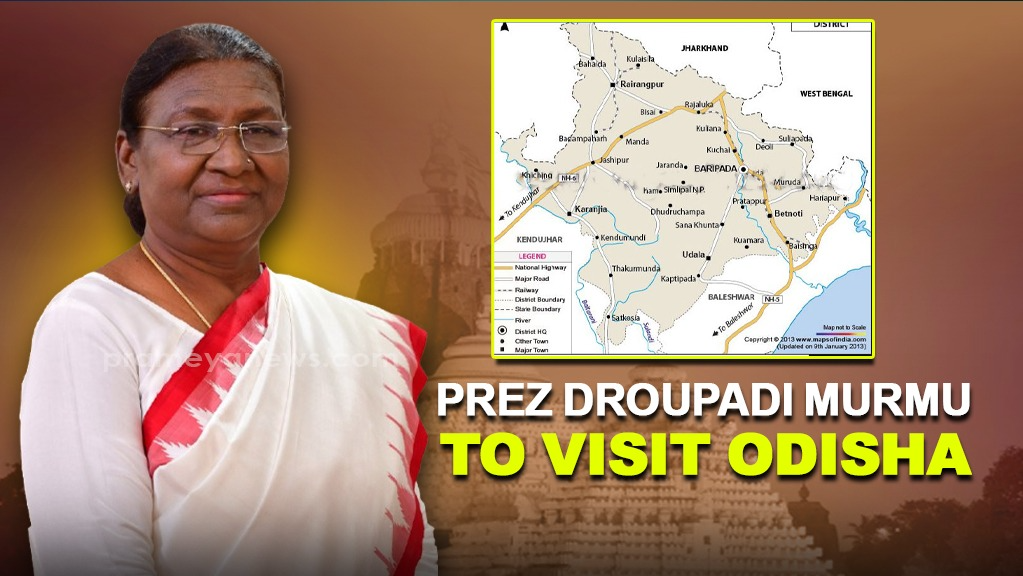 President Droupadi Murmu will be on a four-day visit to Odisha from December 3-7, 2024. She will go to her hometown Rairangpur.   