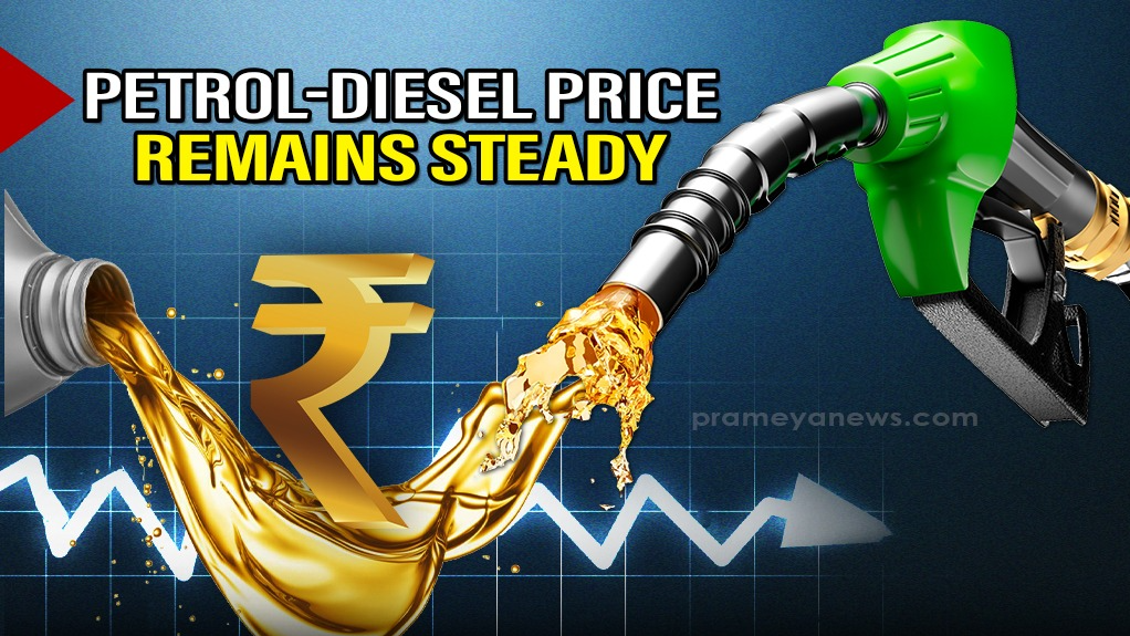 The prices of petrol and diesel in Bhubaneswar on May 8, 2025, were recorded at Rs 100.94 per litre, and Rs 92.56 per litre, respectively.