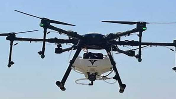 A drone was seen flying over the Lingaraj Temple in Bhubaneswar yesterday raising serious security concerns.