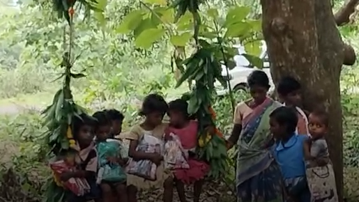 The vibrant four-day Raja Festival is being celebrated as a major cultural event in Odisha. However, the children from tribal families, the festival out of reach.