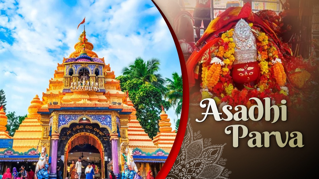 Thousands of devotees gathered at the Maa Tarini Temple in Ghatagaon on Thursday to witness the goddess adorned in her radiant ‘Sunabesha’ (golden attire), a major highlight of the annual Asadhi Parva.