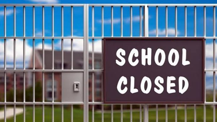  In view of the very heavy rainfall accompanied by thunderstorms and lightning, all schools and Anganwadi centres in Malkangiri district have been ordered to remain closed today