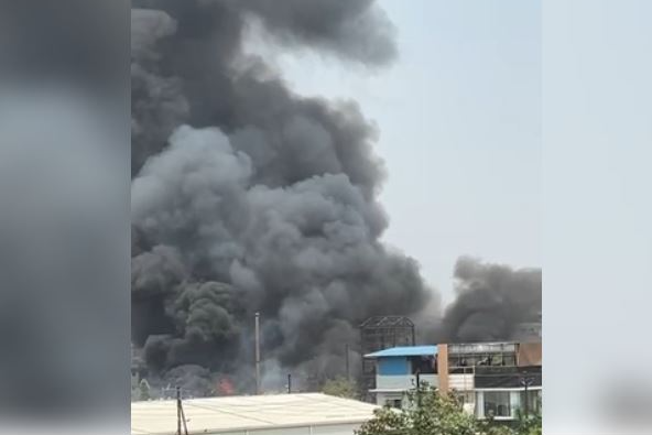 explosions and fire in Thane chemical factory 