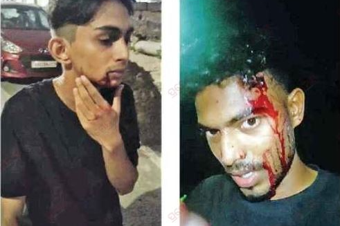 youth attacked by police checking in Bhubaneswar
