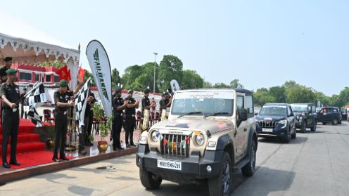 car rally of Indian Army