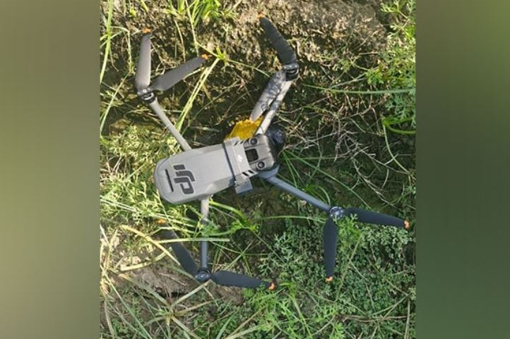 BSF shoots down drone