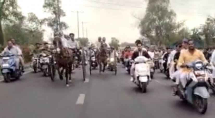 horse cart race Delhi