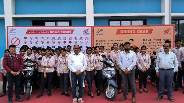 Honda Motorcycle & Scooter India conducts road safety awareness campaign 