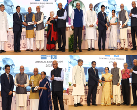 CJI Chandrachud confers Jamnalal Bajaj Awards on 3 eminent Indians, 1 Bangladeshi