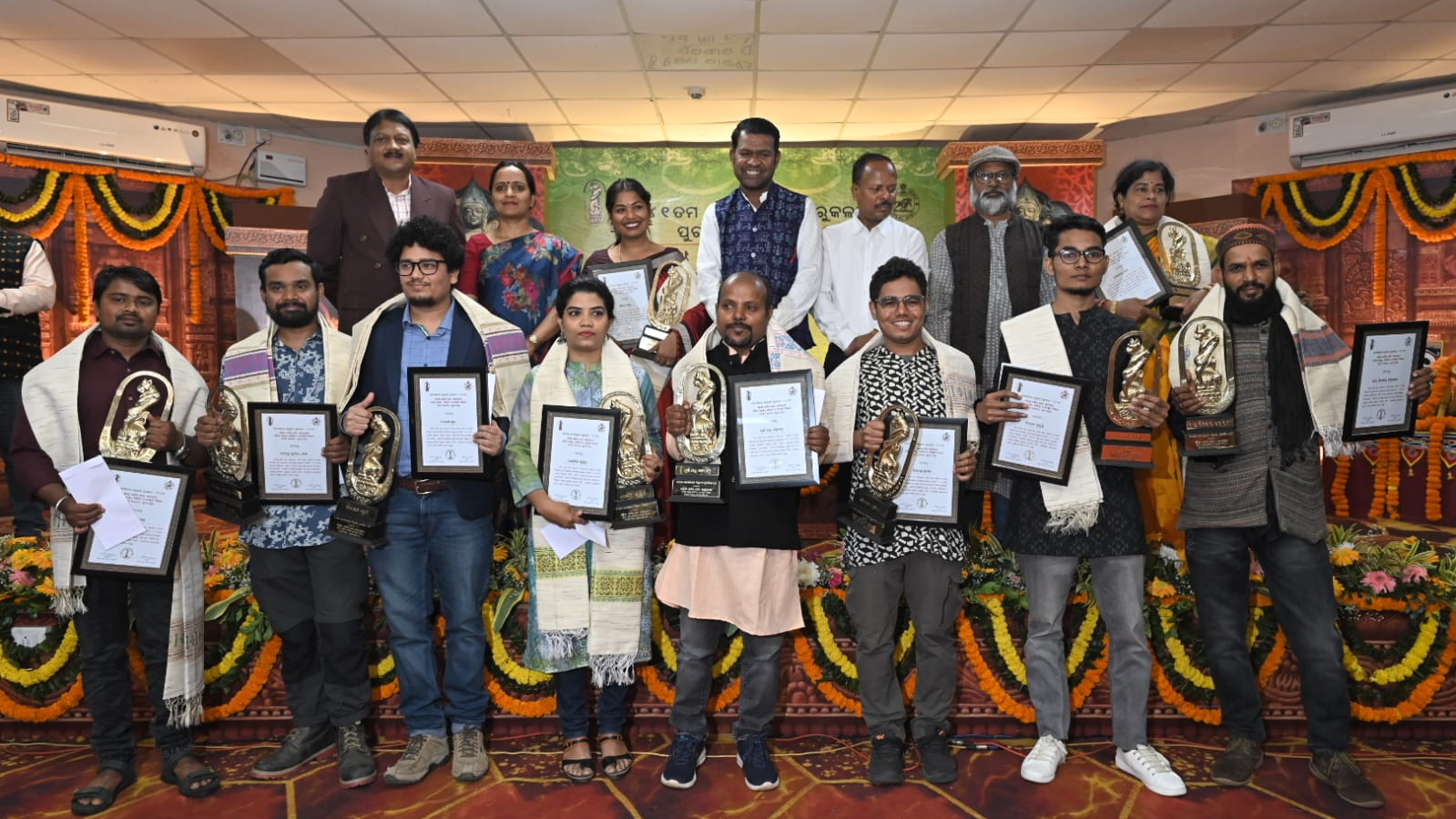 State level Fine Art Award-2023: 12 eminent artists awarded by Sujata Rout Karikeyan