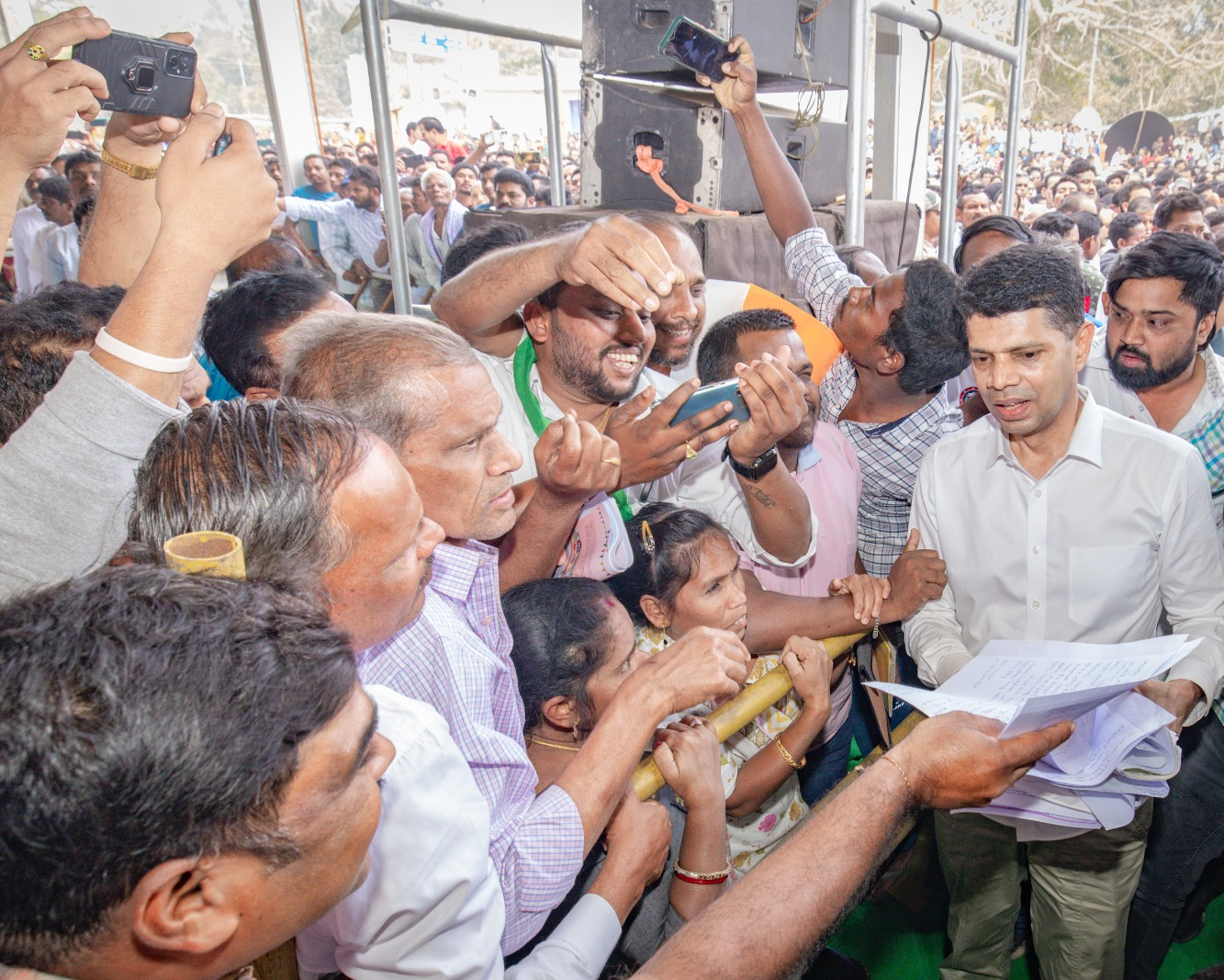 VK Pandian visits Gajapati district 