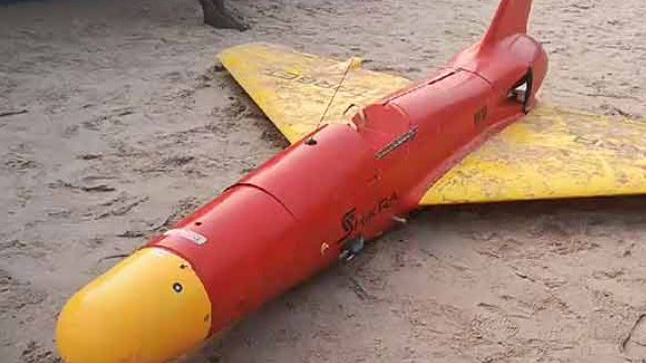 Drone fished out from Bay of Bengal near Puri
