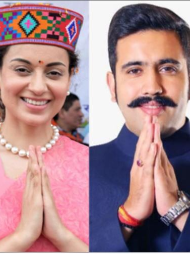 Kangana Ranaut to fight with Congress' Vikramaditya Singh in Mandi