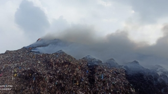 Fire at Bandhwari landfill site raises concerns