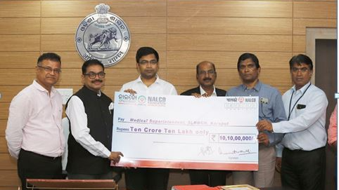 Nalco contributes Rs 10.10 Crore to Saheed Laxman Nayak Medical College & Hospital