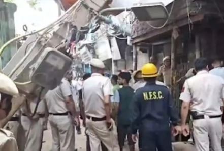 The crash site at B. J. Medical College in Ahmedabad bore witness to one of aviation's most tragic incidents.
