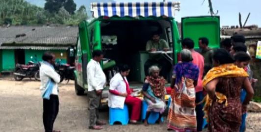 Odisha admin foils Andhra sponsored Mobile health checkup program in Kotia