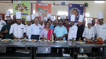 Second phase millet recipe training for the Chefs from different Hotels was conducted from 11th to 12th September, 2023 at IHM Bhubaneswarfocused on main course millet items. The training programme was inaugurated by Principal, IHM
