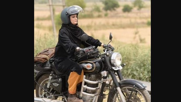 The actress said: "But somehow my fears didn’t allow me to take the chance and learn to ride… and when I was offered to be a part of my upcoming film my heart was bursting with joy