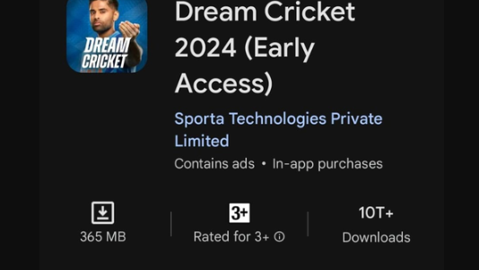 "Introducing Dream Cricket 2024 #officialgameofcricket, experience the thrill of cricket like never before! Play the most 3D real cricket game on mobile. Dream Cricket 2024 game has real cricketer