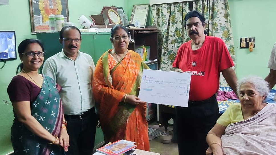 Previously Dr.Narayani Panda has contributed a gigantic amount of Rs.30 lakh to Gangadhar Meher(G.M) University to establish a building containing IT centre to sharpen the IT skills of students