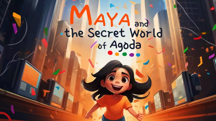 ‘Maya and the Secret World of Agoda’ is centered around a young girl named Maya, who embarks on an adventure while visiting her mother at Agoda’s Bangkok office