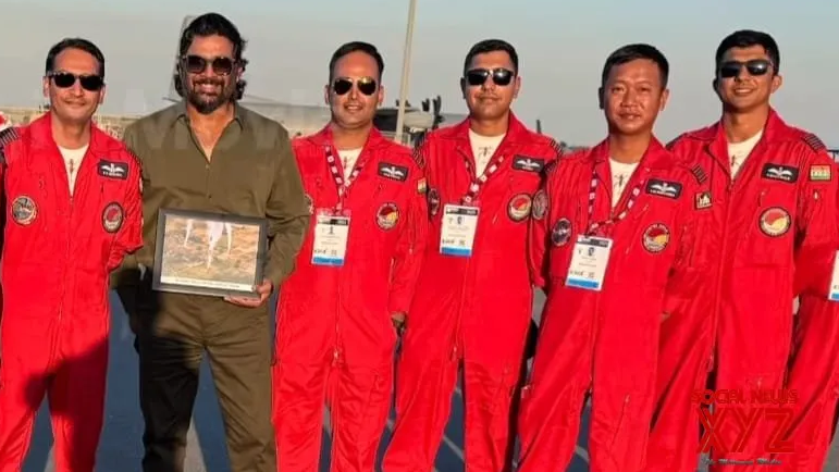 Thanking the helicopter team for allowing him to watch the show with them, Madhavan also commended their performance and congratulated them, wishing them the best for their future endeavours