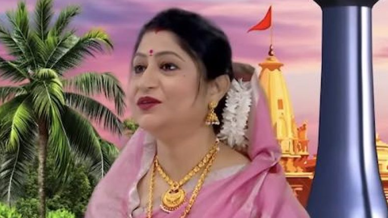  “Ayodhya Nagari Nache Ramanku Pai” sung by Namita Agrawal, music composed by Saroj Rath