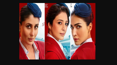 Taking to their social media, the makers shared the first-look posters of Tabu, Kareena Kapoor Khan, and Kriti Sanon. While Tabu’s poster reads: “Risk It”, Kareena’s poster reads: “Steal It,” and Kriti’s poster reads: “Fake It