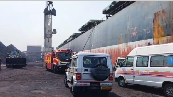 Body of a labourer was found inside a foreign ship MV Ulusoi at the Paradip Port under mystrious circumstances on Tuesday morning