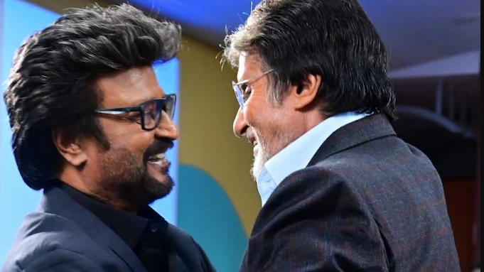 Bollywood veteran Amitabh Bachchan and Tamil cinema’s iconic star Rajinikanth have reunited for the upcoming film 'Vettaiyan'. The shooting of the film is underway in Mumba