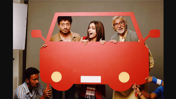 As their film 'Piku' marks nine years since its release, actress Deepika Padukone shared a picture featuring herself, megastar Amitabh Bachchan and late star Irrfan Khan from its sets