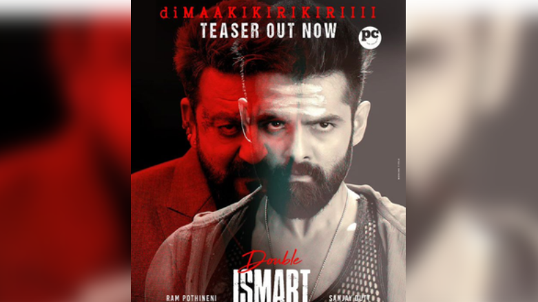 The teaser of the upcoming Telugu film ‘Double iSmart’ was unveiled on Wednesday, showing the lead character essayed by Ram Pothineni engaging in brawl, gun fights, banter, and of course, dance