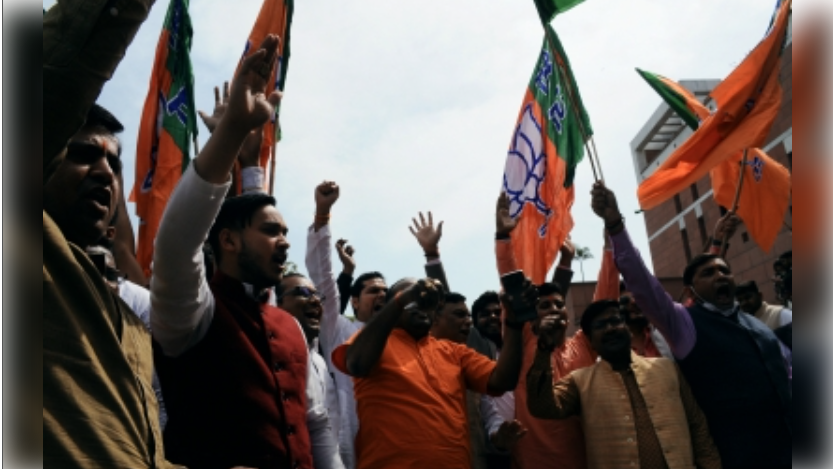 The Bharatiya Janata Party (BJP), which won all seven Lok Sabha seats in Delhi -- both in 2014 and 2019 -- is leading in five seats in the national capital. The Opposition INDIA bloc is leading in two