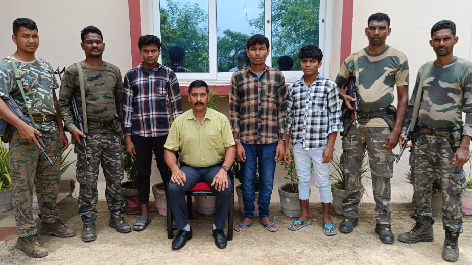 Three Militia maoists on Thursday surrendered before Malkangiri Superintendent of Police (SP)