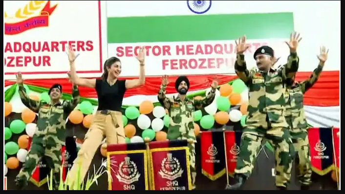 In her Instagram caption, Shilpa highlighted the often-overlooked sacrifices of those guarding the Indo-Pakistan border, stating, "Witnessing their courage and commitment is a humbling reminder of the daily sacrifices made for our safety