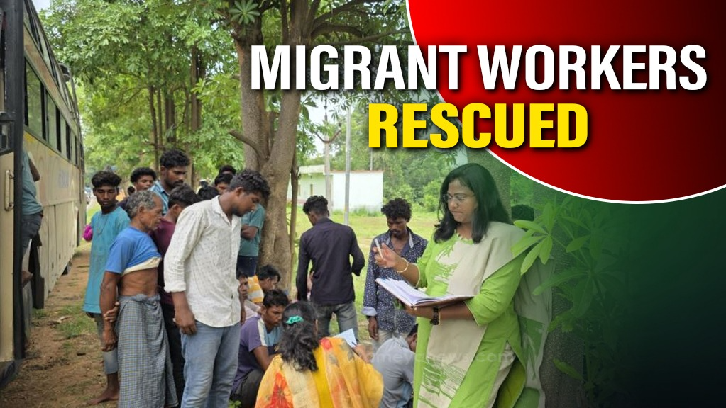 The rescued workers, returning home to Balangir and Nabarangpur after working in Hyderabad, were provided refreshments and safely sent home on alternative transport. Labour officials have also issued a notice to a suspected trafficking agent from Balangir.