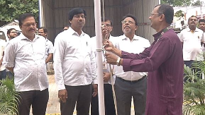  Chief Minister Naveen Patnaik on Tuesday unfurled the Tricolour to mark the nation’s 77th Independence Day at Unit-3 Exhibition Ground here.