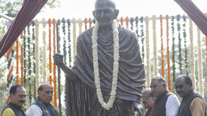 Rajnath Singh, Mahatma Gandhi, Rajghat