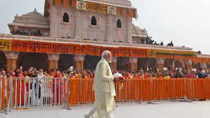 PM Modi at Pran Pratishtha ceremony