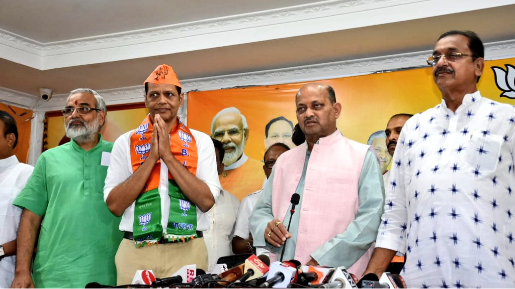 Odisha: Gopalpur MLA Pradeep Panigrahi joins BJP