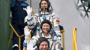 Russian Soyuz lifts off to space with 3 astronauts