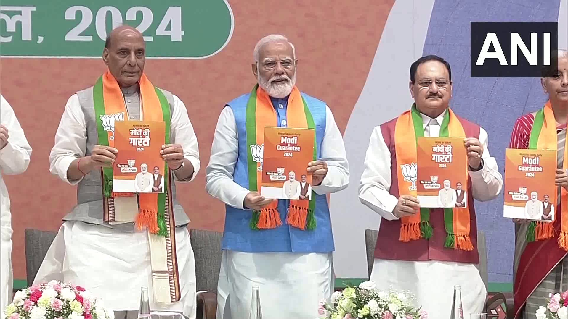 Lok Sabha polls: BJP unveils its manifesto 'Sankalp Patra'