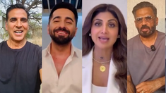 Bollywood celebs including Akshay, Ayushmann, & Suniel Shetty urge Mumbaikars to vote