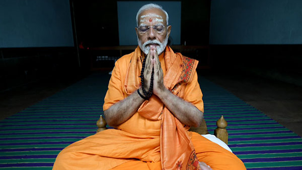 PM Modi continues meditation at Vivekananda Rock Memorial in TN's Kanyakumari