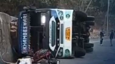 Odisha: Two killed, two injured as car collides head-on with passenger bus in Khordha