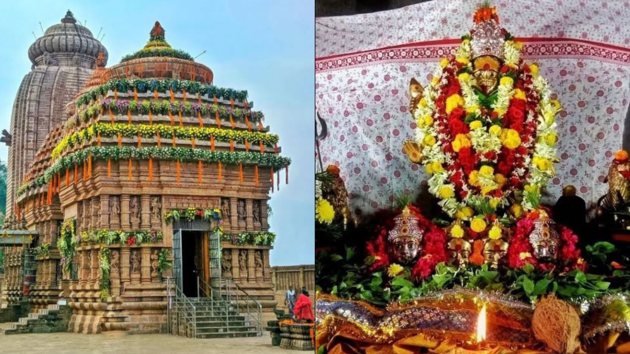 Thousands of devotees throng the Tara Tarini shrine in Ganjam district as today marks the first Tuesday of the Chaitra month.