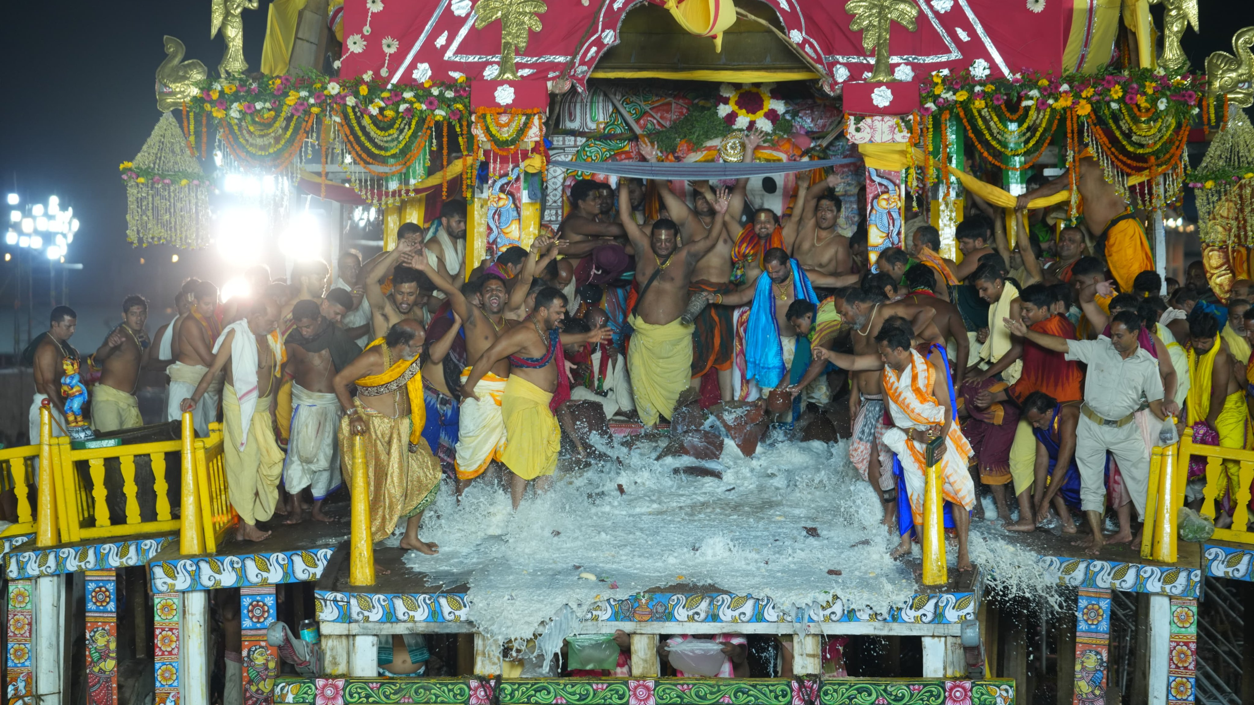 Odisha: Holy trinity offered ‘Adhara Pana’ amid chants of ‘Jai Jagannath’